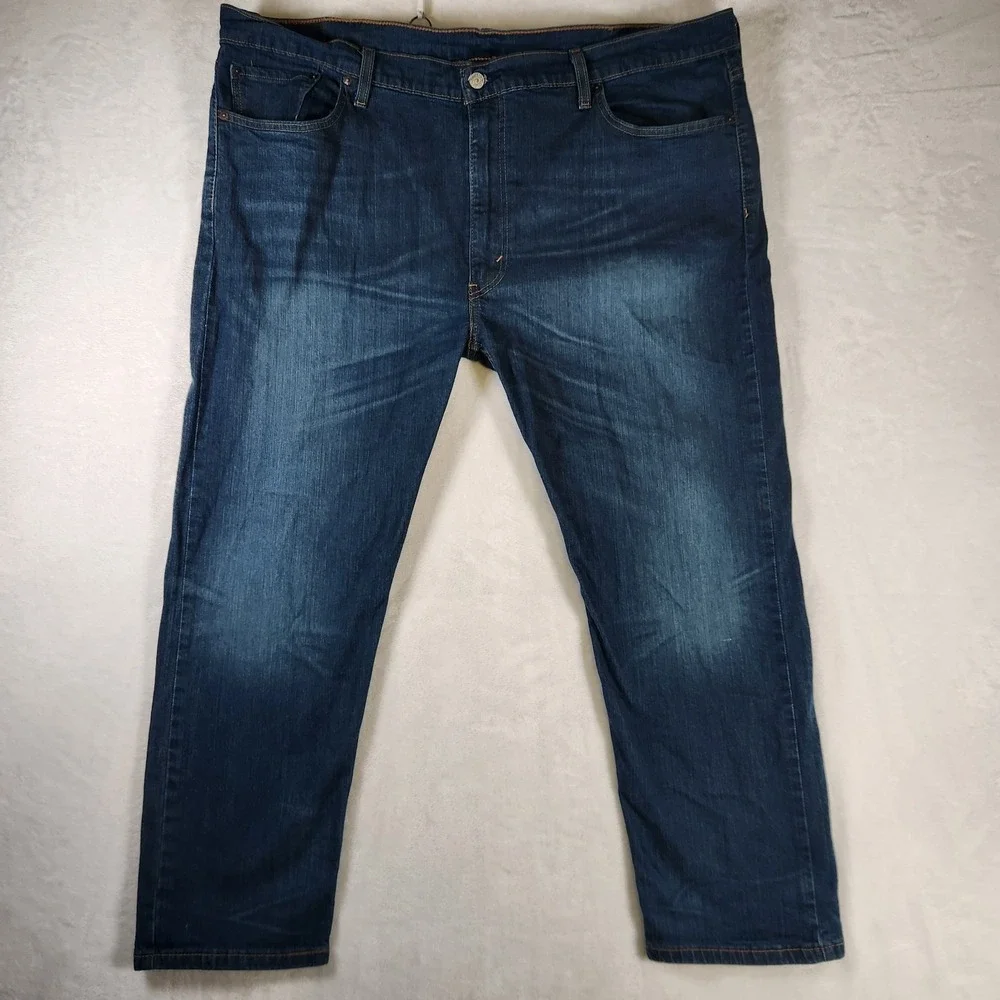 Levi's 502‎ Jeans Men's 46x30 Light Wash Relaxed Taper Big & Tall